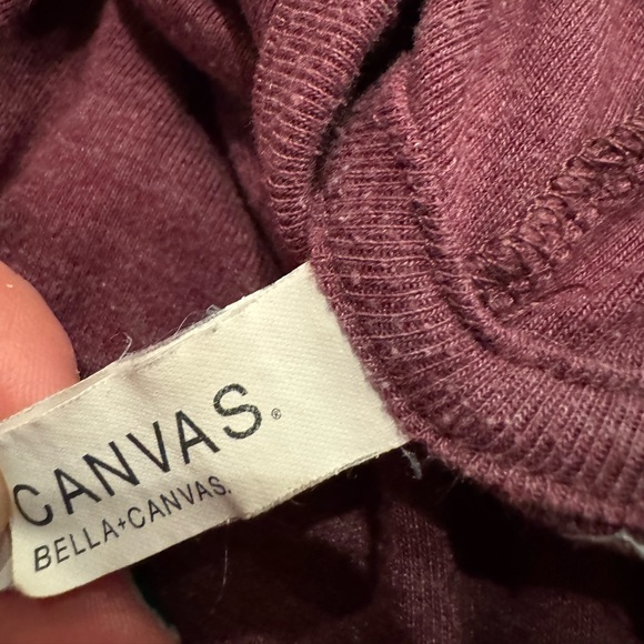 Bella + Canvas Gamma Phi Beta Maroon Moon Lightweight Zip-Up Hoodie - Picture 2 of 4